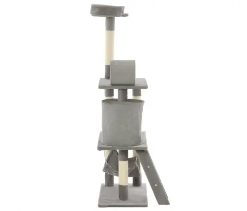 Draskyklė Kat. Su Stovais Iš Sizalio, 140cm Pilkos Spalvos