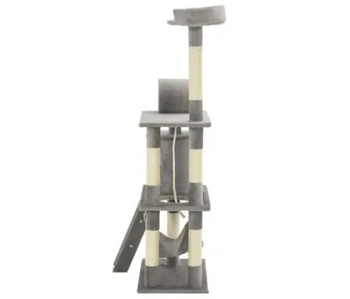 Draskyklė Kat. Su Stovais Iš Sizalio, 140cm Pilkos Spalvos