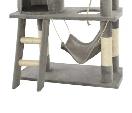 Draskyklė Kat. Su Stovais Iš Sizalio, 140cm Pilkos Spalvos