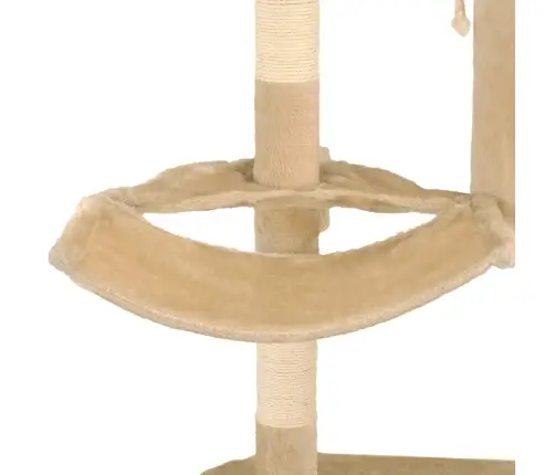 Draskyklė Katėms Su Stovais Iš Sizalio, 194cm Smėlio Sp.