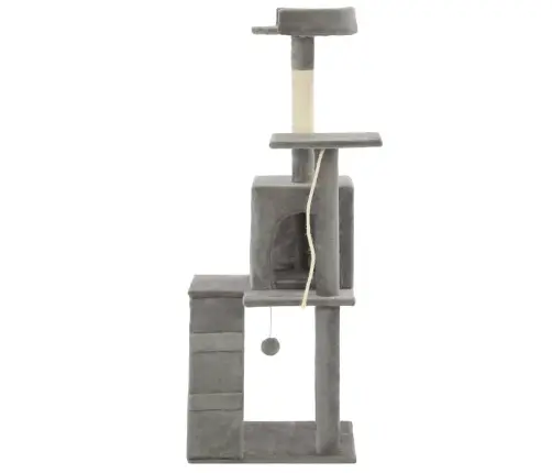 Draskyklė Katėms Su Stovais Iš Sizalio, 120cm Pilka