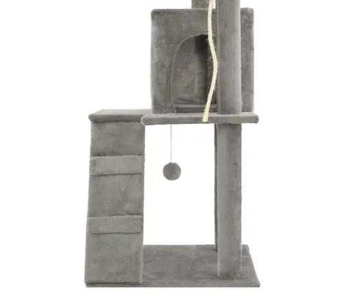 Draskyklė Katėms Su Stovais Iš Sizalio, 120cm Pilka