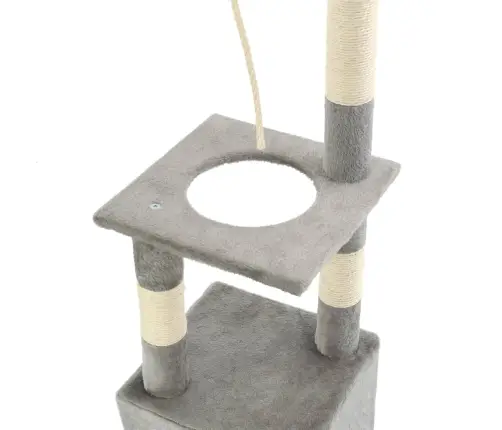 Draskyklė Katėms Su Stovais Iš Sizalio, 109cm Pilka