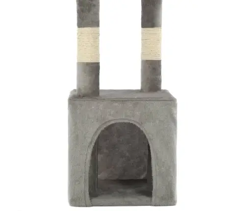 Draskyklė Katėms Su Stovais Iš Sizalio, 109cm Pilka