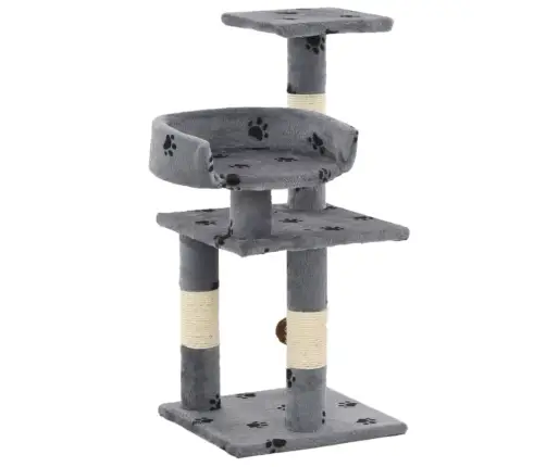 Draskyklė Katėms Su Stov. Iš Sizalio, 65cm Pilkos Sp. Pėd.