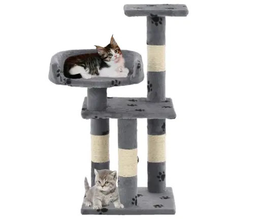 Draskyklė Katėms Su Stov. Iš Sizalio, 65cm Pilkos Sp. Pėd.