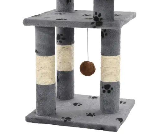 Draskyklė Katėms Su Stov. Iš Sizalio, 65cm Pilkos Sp. Pėd.