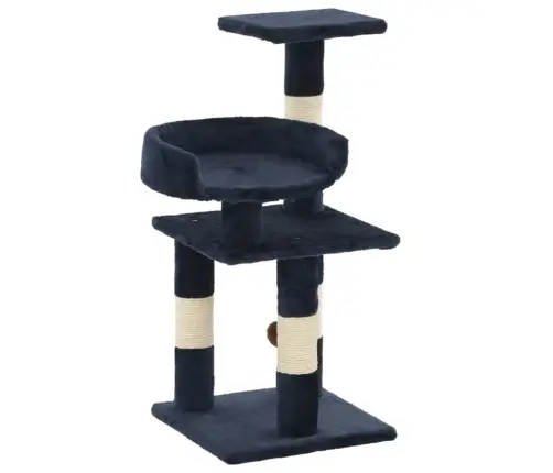 Draskyklė Katėms Su Stovais Iš Sizalio, 65cm Mėlyna