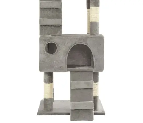 Draskyklė Katėms Su Stovais Iš Sizalio, 170cm Pilka