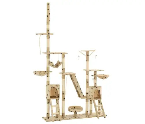 Draskyklė Katėms Su Stovu, 230-250cm Smėlio Spalvos