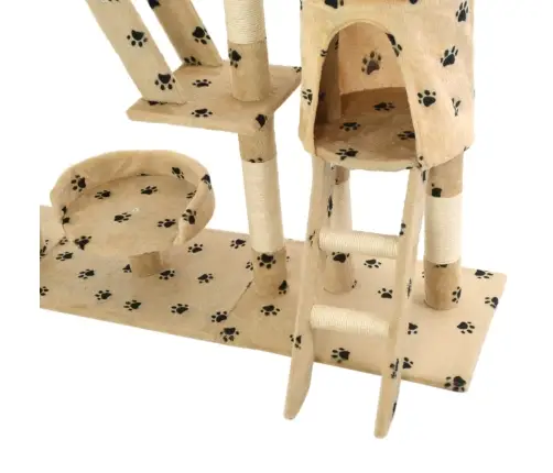 Draskyklė Katėms Su Stovu, 230-250cm Smėlio Spalvos