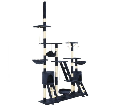 Kaķu Māja, Sizala Stabi Nagu Asināšanai, 230-250 Cm, Zila Vidaxl