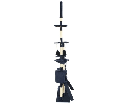 Kaķu Māja, Sizala Stabi Nagu Asināšanai, 230-250 Cm, Zila Vidaxl