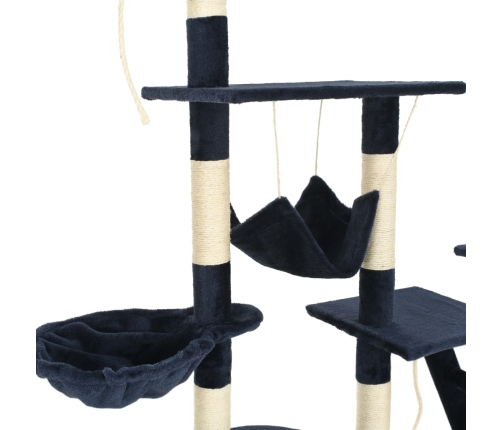 Kaķu Māja, Sizala Stabi Nagu Asināšanai, 230-250 Cm, Zila Vidaxl