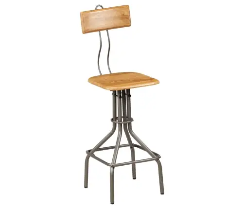 Bāra Krēsli, 2 Gab., Pārstrādāts Masīvs Tīkkoks Vidaxl