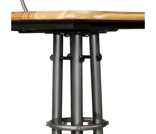 Bāra Krēsli, 2 Gab., Pārstrādāts Masīvs Tīkkoks Vidaxl