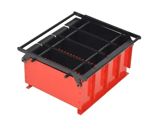 Popieriaus Briketų Gamybos Presas, 38X31X18cm Juodas/Raudonas