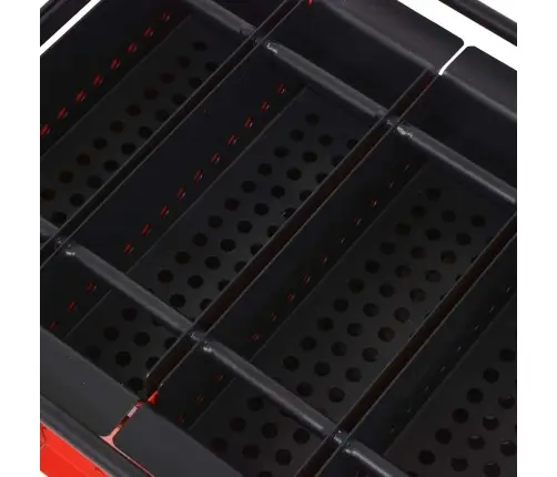 Popieriaus Briketų Gamybos Presas, 38X31X18cm Juodas/Raudonas