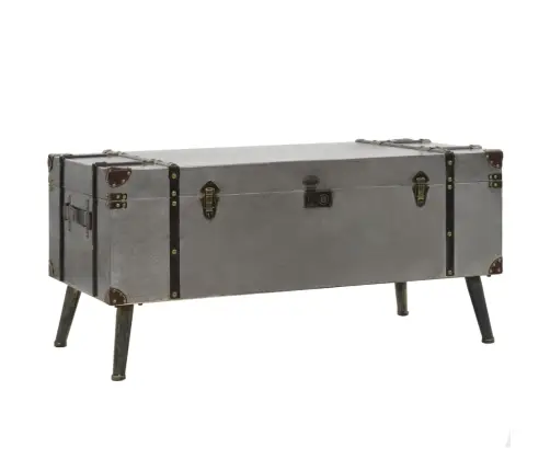 Kafijas Galdiņš, 102X51X47,5 Cm, Mdf, Alumīnijs Vidaxl