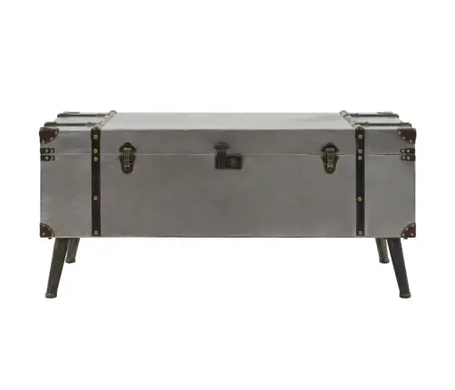 Kafijas Galdiņš, 102X51X47,5 Cm, Mdf, Alumīnijs Vidaxl