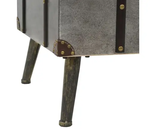 Kafijas Galdiņš, 102X51X47,5 Cm, Mdf, Alumīnijs Vidaxl