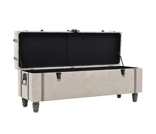 Sols Mantu Glabāšanai, 112X37X45 Cm, 3 Gab., Masīvkoks, Tērauds Vidaxl