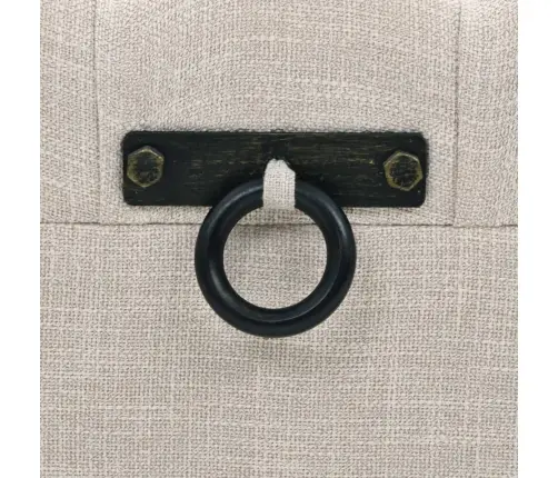 Sols Mantu Glabāšanai, 112X37X45 Cm, 3 Gab., Masīvkoks, Tērauds Vidaxl