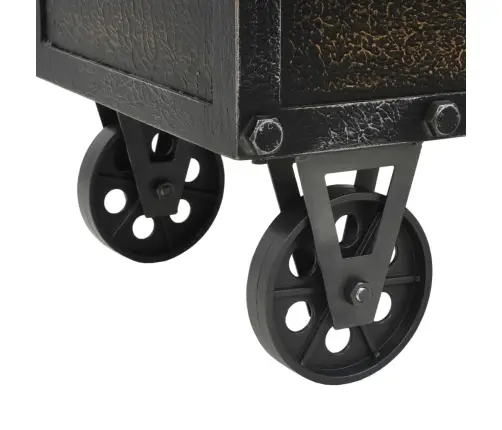 Suoliukas-Daiktadėžė, Mediena Ir Dirbtinė Oda, 80,5X41X50 Cm