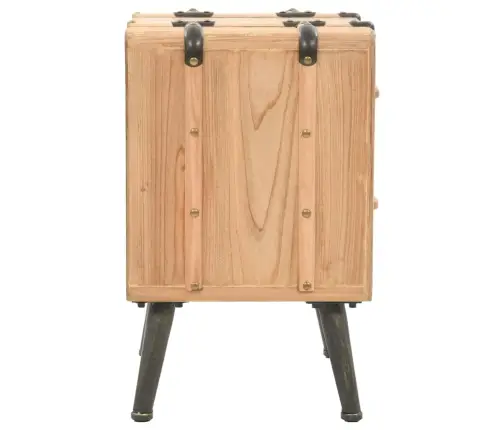 Naktsskapītis, 50X35X57 Cm, Egles Masīvkoks Vidaxl