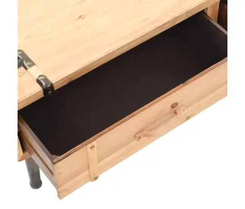 Tv Skapītis, 120X33X35 Cm, Egles Masīvkoks Vidaxl