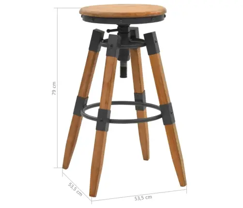 Baaritoolid 2 Tk, Toekas Nulupuit