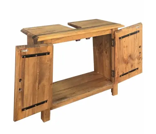 Izlietnes Skapītis, 70X32X63 Cm, Priedes Masīvkoks   Vidaxl