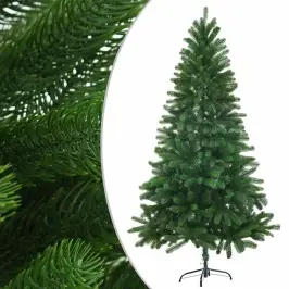 Mākslīgā Ziemassvētku Egle, Dabīga Izskata Skujas, 150 Cm, Zaļa Vidaxl Mākslīgā Ziemassvētku Egle, Dabīga Izskata Skujas, 150 Cm, Zaļa Vidaxl