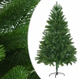 Mākslīgā Ziemassvētku Egle, Dabīga Izskata Skujas, 180 Cm, Zaļa Vidaxl Mākslīgā Ziemassvētku Egle, Dabīga Izskata Skujas, 180 Cm, Zaļa Vidaxl