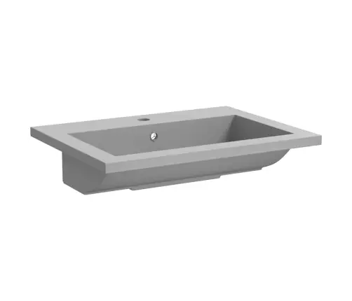 Izlietne, 600X450X120 Mm, Pelēks Granīts Vidaxl