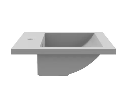 Izlietne, 600X450X120 Mm, Pelēks Granīts Vidaxl