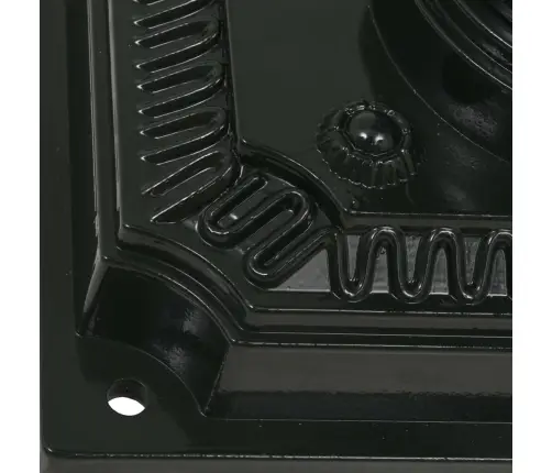 Pastkaste Uz Pjedestāla, Retro Stils, Nerūsējošs Alumīnijs, Zaļa Vidaxl