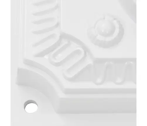 Posti Otsas Vanaaegne Postkast, Roostekindel, Valge