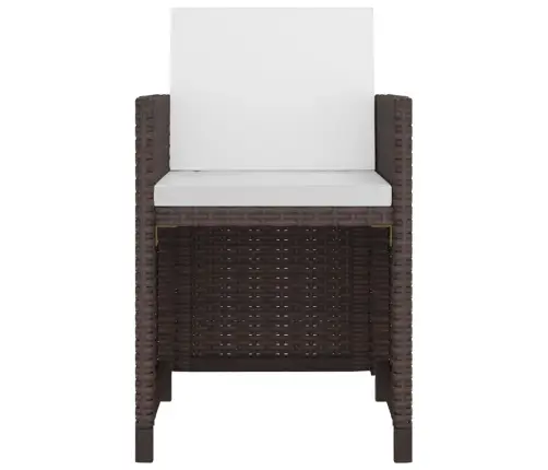 Lauko Valg. Baldų Komplekt. Su Pagalv., 5D., Rudas, Polirat.