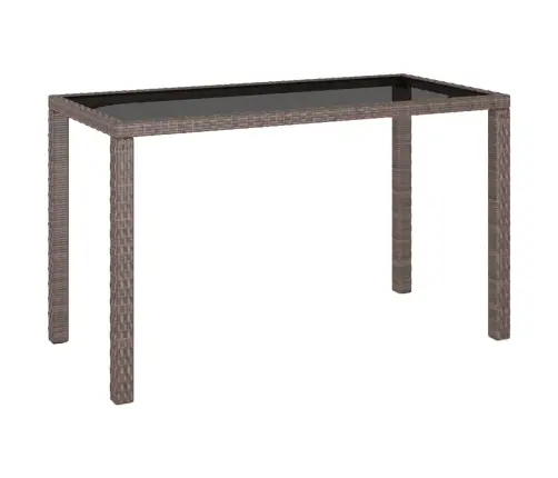 Lauko Valg. Baldų Komplektas Su Pag., 6D., Rudas, Poliratanas