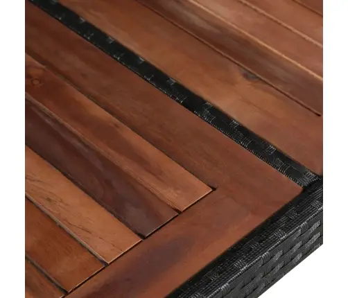 Dārza Galds, 240X90X74 Cm, Pe Rotangpalma, Akācijas Masīvkoks Vidaxl