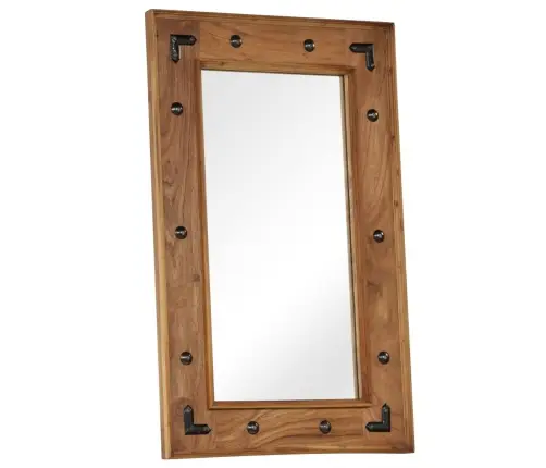 Spogulis, 50X80 Cm, Akācijas Masīvkoks Vidaxl