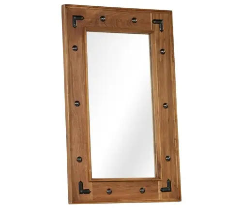 Spogulis, 50X80 Cm, Akācijas Masīvkoks Vidaxl