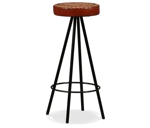 Trīsdaļīgs Bāra Mēbeļu Komplekts, Akācija, Īsta Āda, Audums Vidaxl