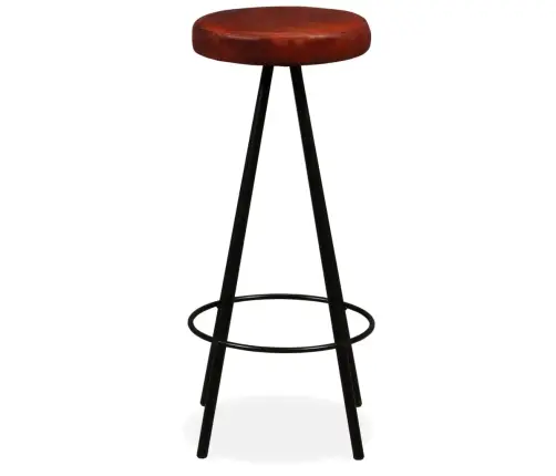 3-Osaline Baarikomplekt, Taaskasutatud Puidust Ja Nahast