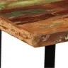Piecdaļīgs Bāra Mēbeļu Komplekts, Pārstrādāts Masīvkoks, Āda Vidaxl