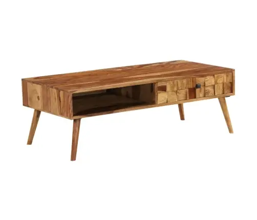 Kafijas Galdiņš, 110X50X37 Cm, Masīvs Rožkoks, Medus Krāsa Vidaxl