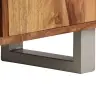 Tv Skapītis, 118X30X40 Cm, Masīvs Rožkoks, Medus Krāsas Apdare Vidaxl
