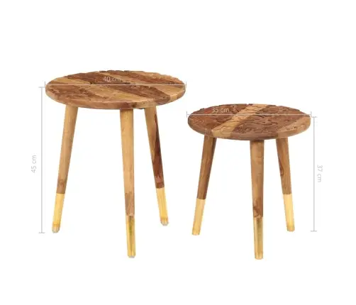 Kohvilauad 2 Tk, Täispuit