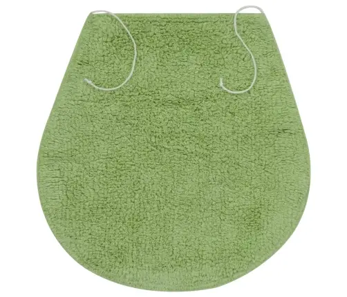 Vannasistabas Paklāji, 3 Gab., Zaļš Audums Vidaxl